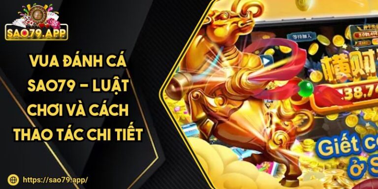 Vua Đánh Cá SAO79 - Luật Chơi Và Cách Thao Tác Chi Tiết